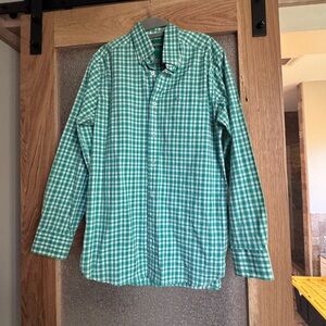 Southern Tide Green Plaid Men's Shirt